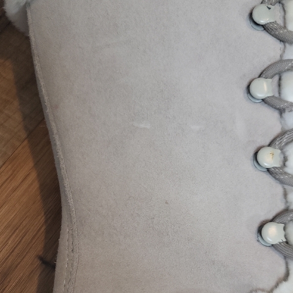 LAFUMA KOKTA Cream Tan Suede Faux Fur Lace Up Snow OUTD - Picture 7 of 16